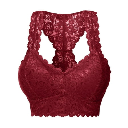 

Women Solid Color Vest Crop LaceCamisole Lingerie V-Neck Underwear