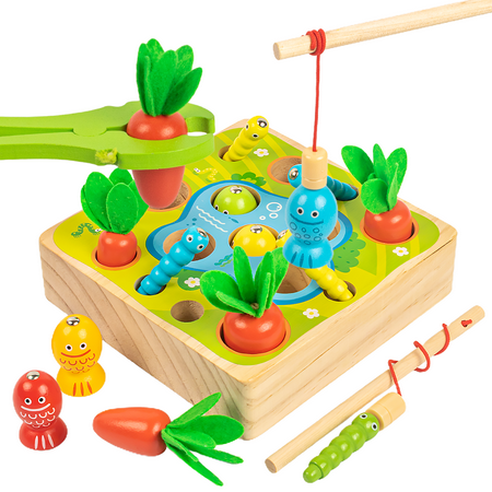 UNIH Wooden Montessori Toys for Toddlers, Fine Motor Skill Toy for 2 3 4 Years Old Boys Girls, Educational Toys of Shape Sorting