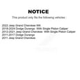 thumbnail image 2 of Positive Plus Rear Semi-Metallic Disc Brake Pads PPF-D1498 for Car Jeep Grand Cherokee Dodge Durango WK, 2 of 8