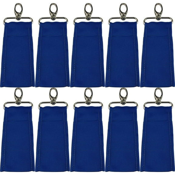 Birdz Eyewear 10 Blue RIPSTOP NYLON Lip Balm Holsters LIPSTICK HOLDER WITH Metal Clip