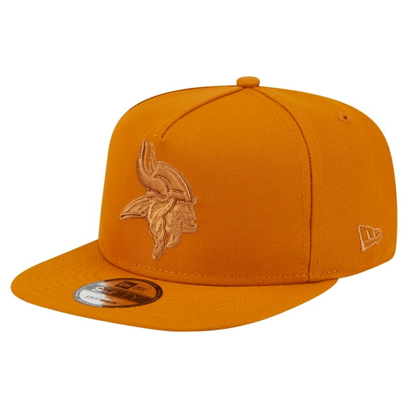 Men's New Era  Brown Minnesota Vikings Color Pack A-Frame 9FIFTY Snapback Hat