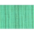 thumbnail image 1 of Ahgly Company Indoor Rectangle Abstract Turquoise Blue Modern Area Rugs, 4' x 6', 1 of 4