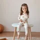 thumbnail image 2 of Ropa de bebé de estilo coreano, ropa de dormir para niños y mujeres de clase A, ropa de hogar para niños de otoño, traje con manga, capa Base cálida, Top, 2 of 5
