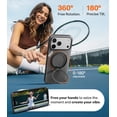 thumbnail image 4 of Funda TORRAS para iPhone 17 Pro con soporte magnético giratorio 360°, 4 of 9