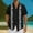 Black, variant on SGFCWSX Men's Printed Guayabera Short Sleeve Button Up Shirt Casual Cuban Collar Shirt for Tropical Summer Outfits Red Size XL