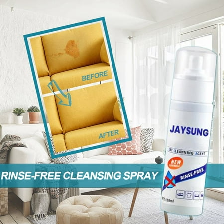 

NIUREDLTD Rinse-Free Cleansing Spray Multi-purpose Waterless Clothing Cleansing Foam 150ML