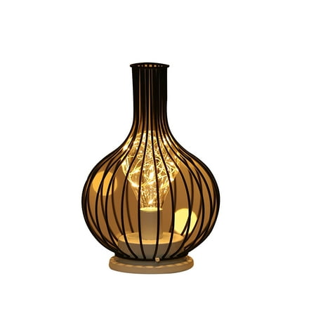 

wendunide led lights for bedroom Unique Wrought Iron NJightlight Wine Glass Wine Bottle Gift Decorative Lights Night Light