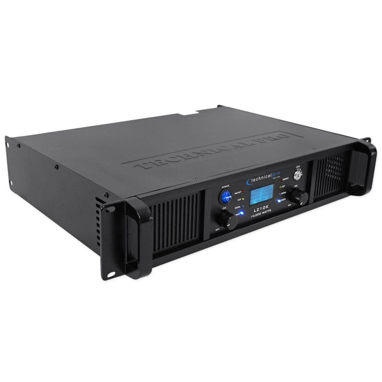 Technical Pro LZ10K Pro 10,000W 2-Ch Amplifier w/LCD Display Technical Pro LZ10K Pro 10,000W 2-Ch Amplifier w/LCD Display