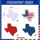 thumbnail image 2 of Notas adhesivas Gilprop Texas Shape, 8 blocs, 240 hojas, rojo, azul y blanco, 2 of 6