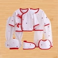 thumbnail image 4 of Conjunto de Ropa Yotijar 7 unids para bebés recién nacidos suave estampado de dibujos animados rojo, 4 of 8