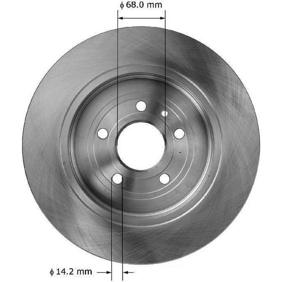 BENDIX PRT5898 Bendix Brake Rotor Fits select: 2011-2017 FORD EXPLORER, 2011-2014 FORD EDGE