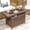 Brown, variant on Bapipro 40" Outdoor Gas Fire Pit Table with Storage, Propane Fire Pit Table with Removable Lid & Waterproof Cover, for Outside Patio, Gray