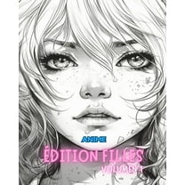 Livre de coloriage ANIME GIRLS EDITION VOLUME 1: Passionnés d'art manga et anime, soulagement du stress, coloriage pour , (Paperback)