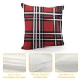 thumbnail image 4 of JEUXUS  Throw Pillow Case GTI Plaid Tartan Cushion Home Pillowcase Soft Square Cover for Decor Bedroom Living Room Couch, 4 of 5
