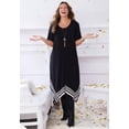 thumbnail image 5 of Catherines Women's Plus Size Stoneywood Stripe A-Line Dress (With Pockets), 5 of 5