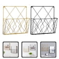 thumbnail image 3 of Porte-Revues Mural en Fer Couleurs Assorties pour Rangement avec Structure Solide et Durable 2 Pcs, 3 of 8