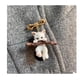 thumbnail image 4 of Práctico y profesional lindo animal gato broche gato travieso con rama juego solapa pin ropa pin unisex fiesta Navidad mejor regalo, 1 pieza ER, 4 of 5
