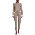 thumbnail image 2 of Muk Luks Women's and Women's Plus Top and Joggers, 2-Piece Pajama Set, 2 of 5