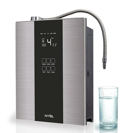 

Ivyel PL Alkaline Water Machine Water ionizer Produces ph 8.5-10.0 Alkaline Water/Acidic Water/Hydrogen Water/Water Purifier Filter/Ionized Water/Antioxidant Water Made in Korea