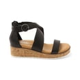 thumbnail image 2 of kensie Womens Pisa Sandal, BLACK, Size 7.5, 2 of 3