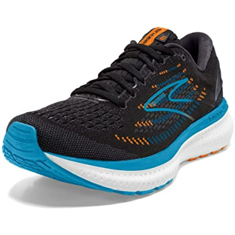 Brooks Men's Glycerin 19 Neutral Running Shoe - Black/Blue/Orange