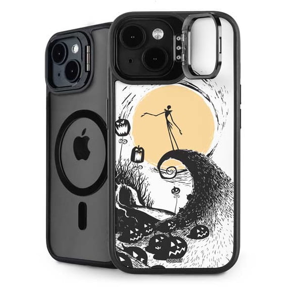Skinit Disney The Nightmare Before Christmas Jack on Spiral Hill Art iPhone 14 Kickstand Case