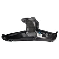 TRQ Front Right Rearward Inner Fender Liner Black Passenger Side Fits Select 2011-2017 Nissan Quest NI1249129