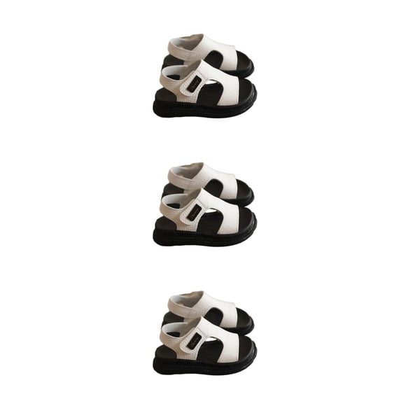 Minnieouse Sandalias suaves y transpirables para niños, antideslizantes, para verano, sandalias de cuero con estilo esenciales para niños Type7 NO7