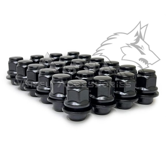 24Pc Black 12x1.25 Mag Factory Style Lug Nuts For Nissan Armada Frontier