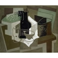 thumbnail image 2 of Juan Gris 18x15 Gold Ornate Wood Frame and Double Matted Museum Art Print Titled - The Bag of Coffee (1920), 2 of 4