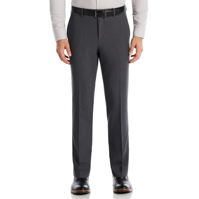 Pantalón de Vestir Perry Ellis Moderno con Stretch en Perla Ahumada