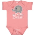 thumbnail image 3 of Inktastic My Yaya Loves Me Grandchild Boys or Girls Baby Bodysuit, 3 of 5