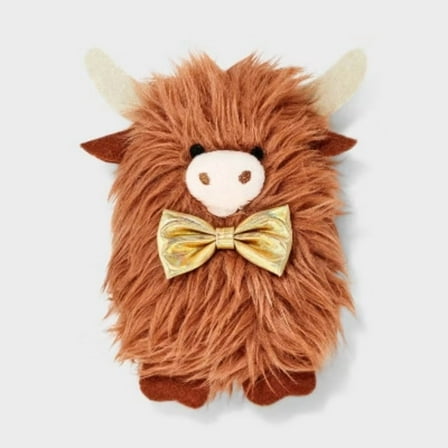 Highland Cow Cat Plush Toy