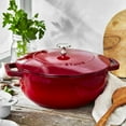 thumbnail image 5 of Staub Cast Iron 3.75-qt Essential French Oven - Cherry, 5 of 6