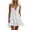 White&01, variant on Womens Dresses Boho Spaghetti Strap Deep V Neck Short Mini Dresses Vintage Western Cowgirls Sleeveless A Line Ruffle Tiered Flowy Cami Sundress Black XXXL