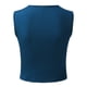 thumbnail image 3 of Playeras,Blusas y Tops,Ropa para Mujer Mujeres Negro Tank Top Camiseta ajustada de manga larga con escote en V profundo para mujer, camisetas sexys, túnicas (Blue, XL), 3 of 5