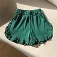 thumbnail image 2 of Ruyang Toddler Girls Ruffles Shorts Pants Kids Baby Workout Fashion Skirt Shorts Summer Beach Sports Shorts Pull on Shorts, 2 of 9