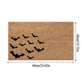 thumbnail image 3 of Halloween Welcome Doormat - "Witch Please" Funny Witch & Bat Design 23.6"x15.7" Non- Front Door Mat for Indoor/Outdoor Halloween Decor, 3 of 5