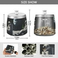 thumbnail image 2 of Yayeee Ashtray with Lid for Cigarette Smokeless Stainless Steel Home Ash Holder, Sitting on The Moon, 2 of 7