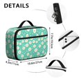 thumbnail image 6 of Daisy Pioneer Flower Green Pattern Insulated Lunch Bag Teens,Bento School Lunch Bag for Teens for Work,Picnic or Travel 10.6x7.7x4.3 Inches,12 Can Capacity, 6 of 6