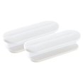 thumbnail image 2 of kurtrusly 2Pcs Punch-Free Door Handle Simple Operation Handles Knobs Household Drawer Window Cupboard Wardrobe Wide Application White, 2 of 8