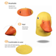 thumbnail image 2 of Máscara 3D del Pato Amarillo Accesorios de Halloween Cosplay Máscara de Boca Ajustable Máscara de Miedo con Cremallera Cubierta de Ojos extraíble Disfraz Carnaval Bar Fiesta, 2 of 5