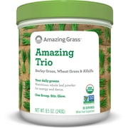 Amazing Grass Amazing Trio Alfalfa, Barley, & Wheatgrass Powder, 30 Servings