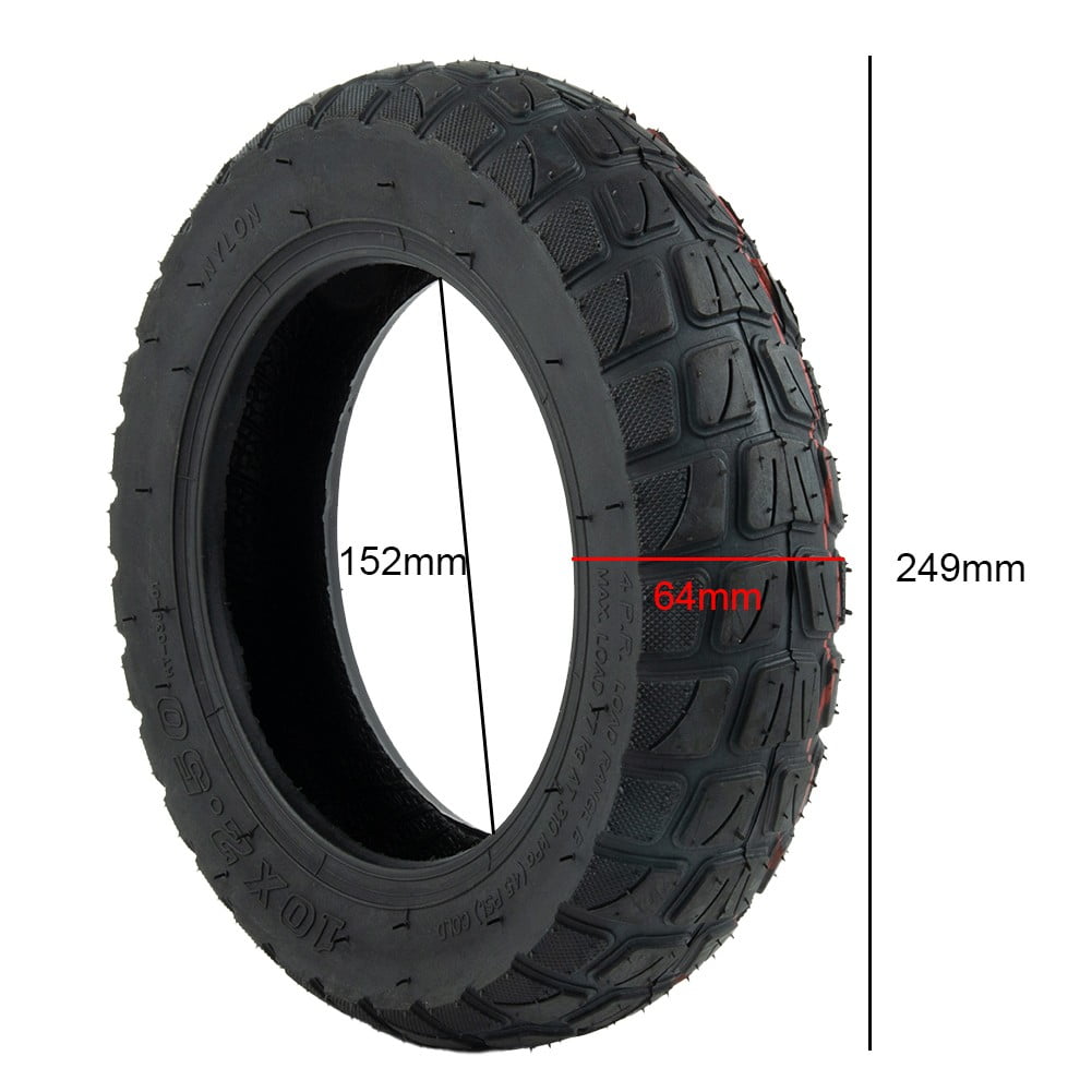 10 inch 10X2.50 Off-Road Outer Tire 60/70-6.5 for Max G30 Electric Scooter