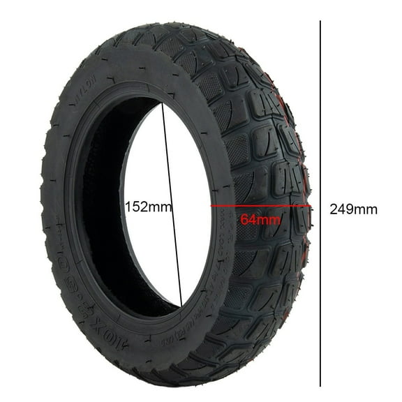 10 Inch 10x2.50 Off-road Outer Tire 60/70-6.5 for Max G30 Electric Scooter