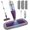 Purple, variant on Mop for Floor Cleaning with Washable Pads - Microfiber Wet Dry Mop with 800 ml Refillable Bottle,Dust Mops with Sprayer for Hardwood Laminate Vinyl Tile