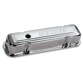 Moroso Chrome B/E Valve Covers Pontiac V8 Tall w/Baffle Moroso Chrome B/E Valve Covers Pontiac V8 Tall w/Baffle