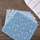 thumbnail image 1 of Tela de algodón para bricolaje, 7 piezas de algodón con flores azules, ropa de cama precortada, tela de algodón, rendimiento probado, 1 of 8