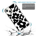 thumbnail image 4 of Black Flowers Case Compatible with iPhone 14 Plus,Unique Art Design TPU Bumper Cover Case, 4 of 5