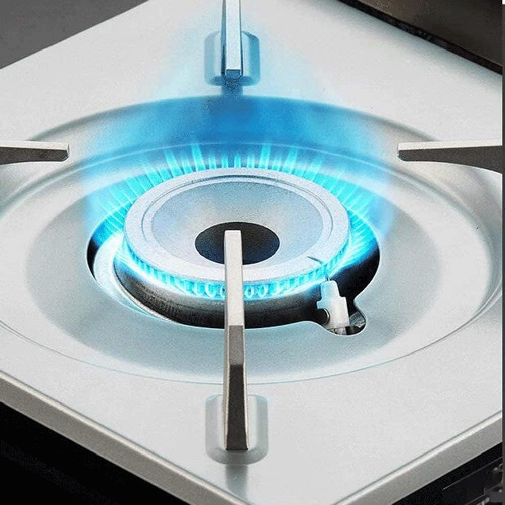 RKXQT Camping Stove Cassette Furnace Steel Body Multi-Level Firepower Portable Windproof Wild Gas Barbecue Stove Suitable for Outdoor Camping and Hiking Windproof Stove